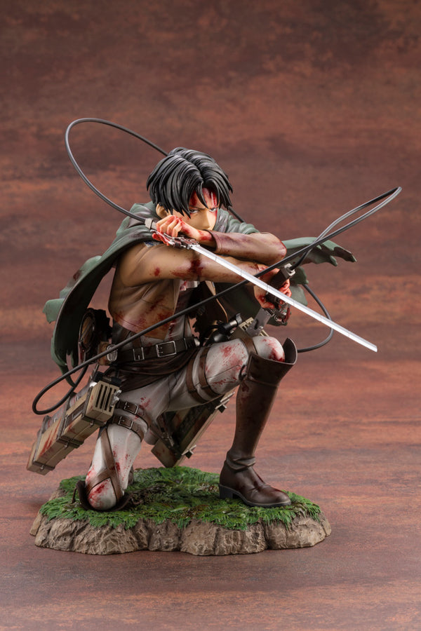 『進撃の巨人』ARTFX J リヴァイ Fortitude ver. PVC塗装済み完成品フィギュア